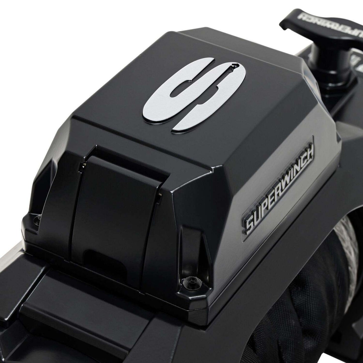 Superwinch SX12SR Winch Midnight Black 12V 12000 lbs with Synthetic Rope