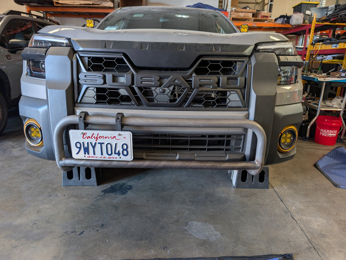 CATuned Off-Road License Plate Bracket for brush bars