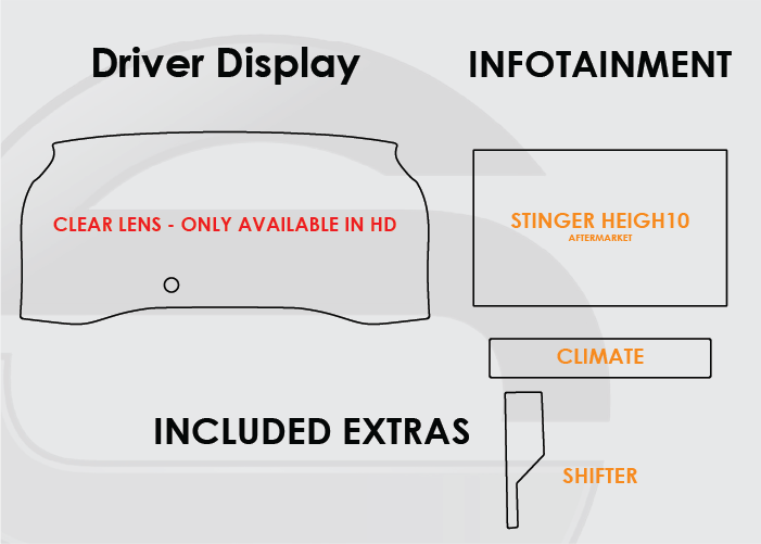 Toyota Tacoma Screen ProTech Kit