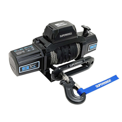 Superwinch SX12SR Winch Midnight Black 12V 12000 lbs with Synthetic Rope